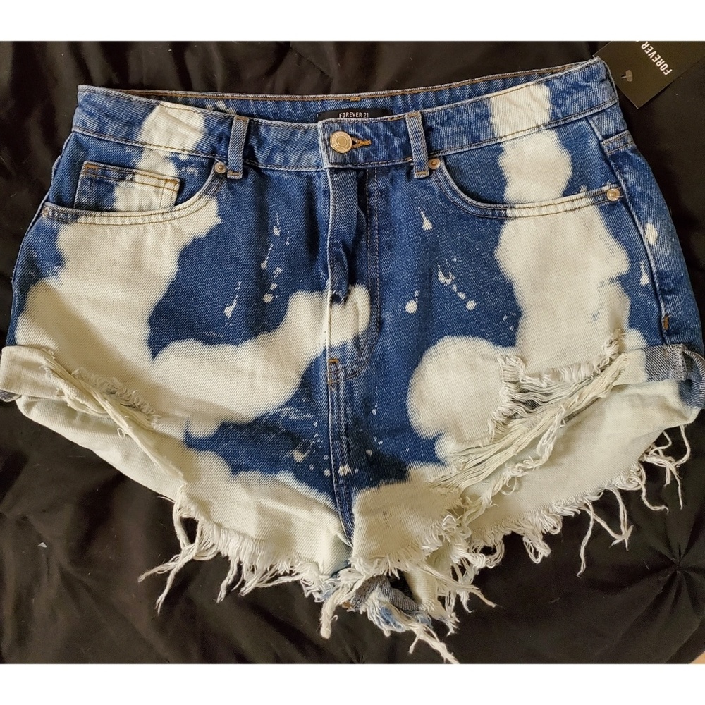 Forever21 Jean Shorts (extreme bleach wash)